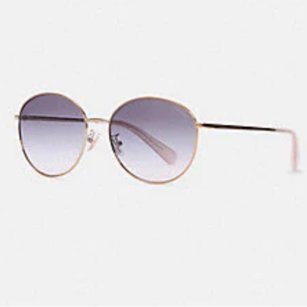 COACH LIA ROUND SUNGLASSES VIOLET GRADIENT NWT
